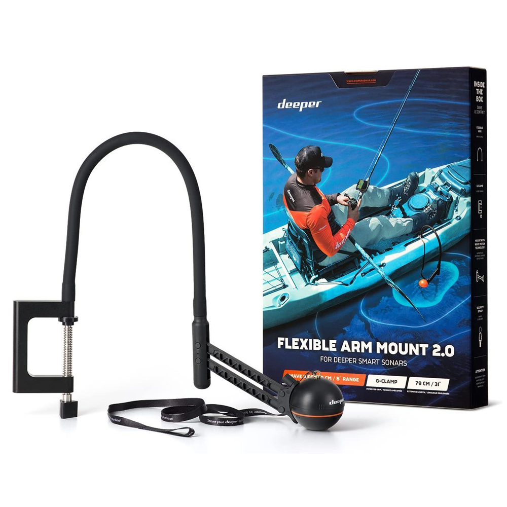 Deeper1.jpg Deeper Flexible Arm Mount 2.0 for Boats/Kayaks - Image 1