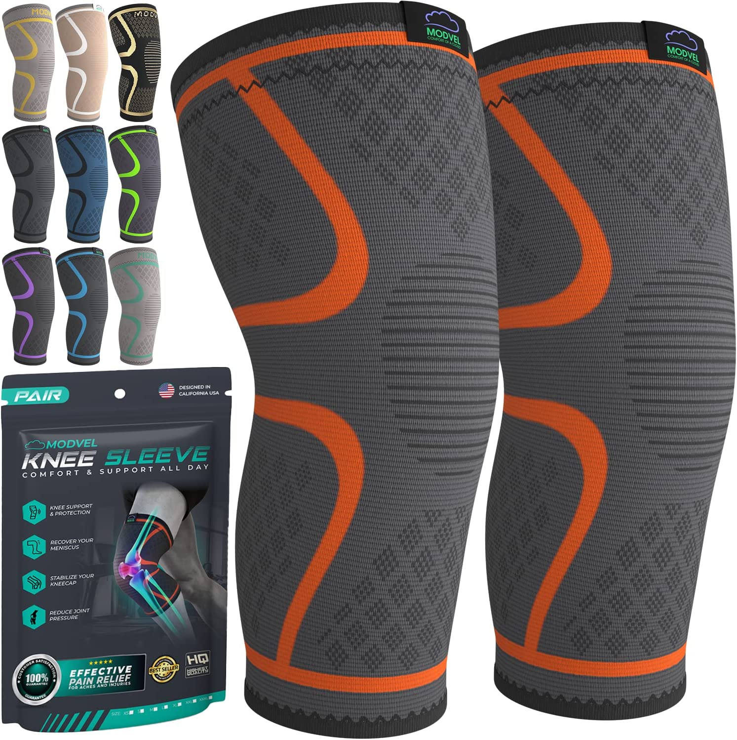 Modvel1.jpg Modvel Knee Braces for Knee Pain Women & Men - Image 1