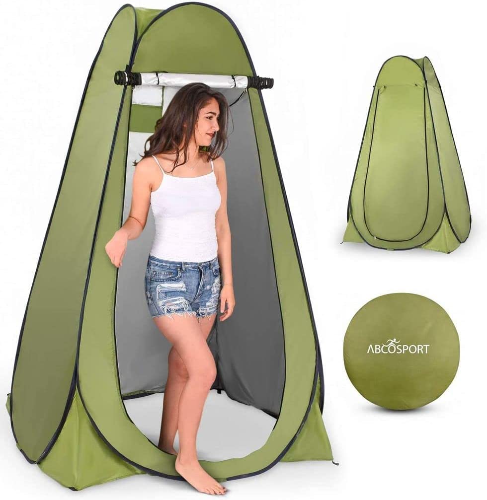 Pop-Up1.jpg Pop Up Privacy Tent Instant Portable Outdoor Shower Tent - Image 1