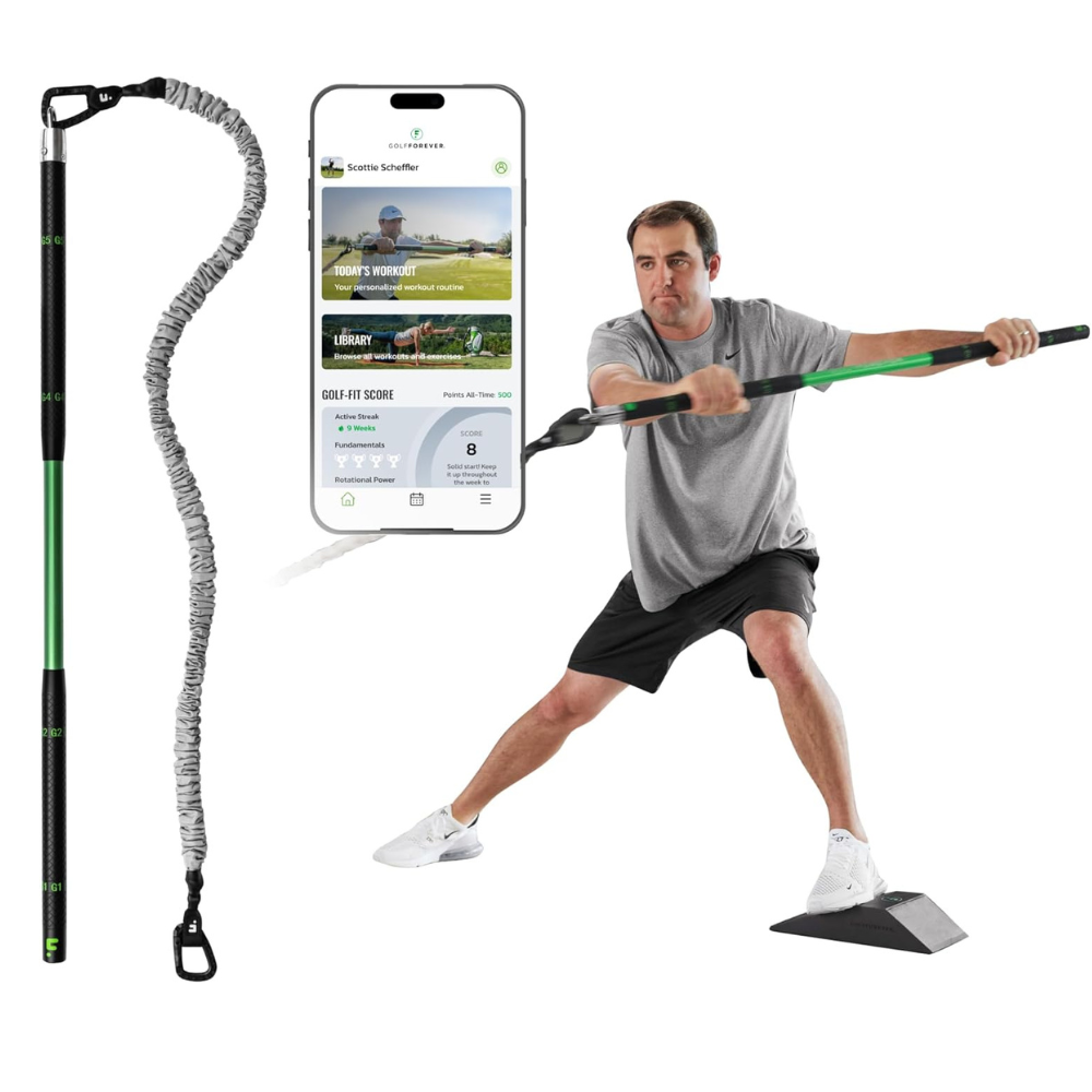 Untitled-design-2026-02-07T064257.037.png GolfForever Swing Trainer Plus – Golf Fitness & Training System - Image 1