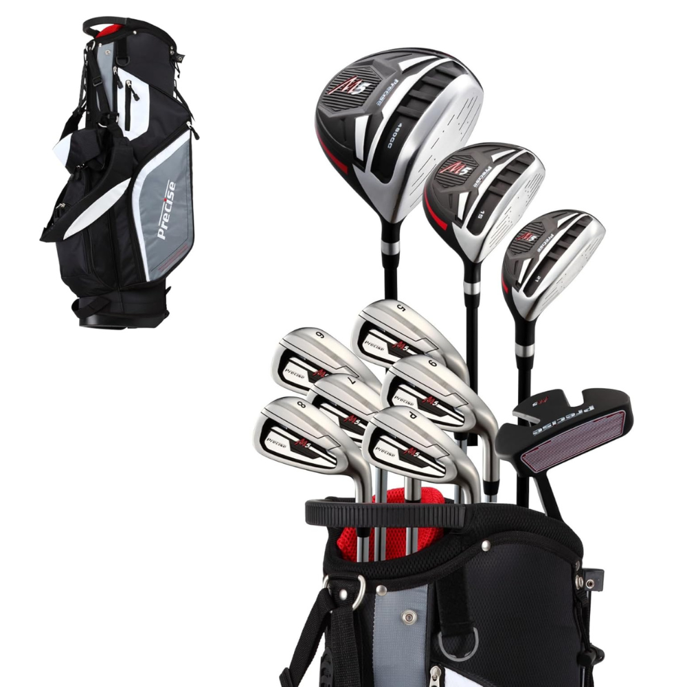 Untitled-design-2026-02-07T064752.352.png Precise M5 Men’s Golf Set – 460cc Driver - Image 1